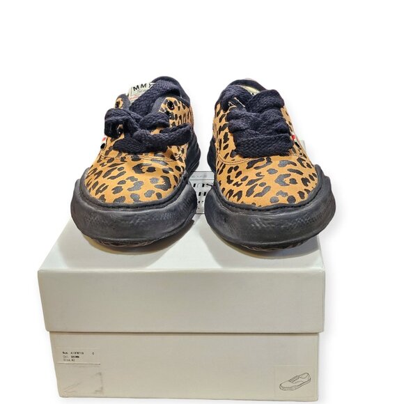 Maison Mihara Yasuhiro Baker OG Sole Canvas Leopard Sneakers EU 42 US 9 - Picture 2 of 7